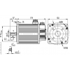 Silnik servo AC CNC SZGH-13150CC 1,5kW 6Nm 2500rpm